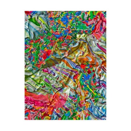 Mark Lovejoy 'Abstract Splatters Lovejoy 19' Canvas Art,14x19